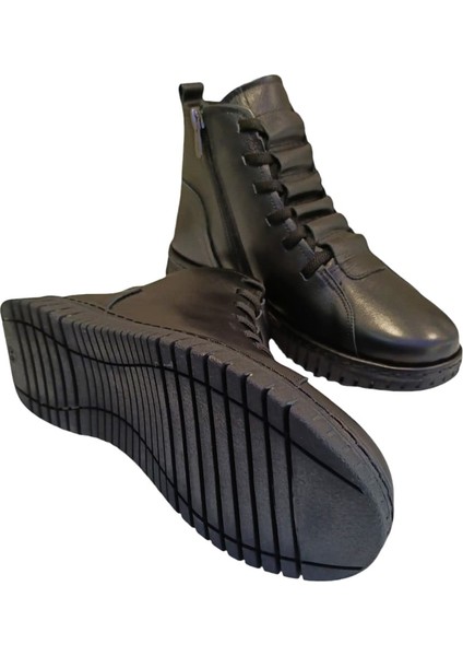 23662 Kadın Deri Casual Comfort Bot Siyah fiyatları