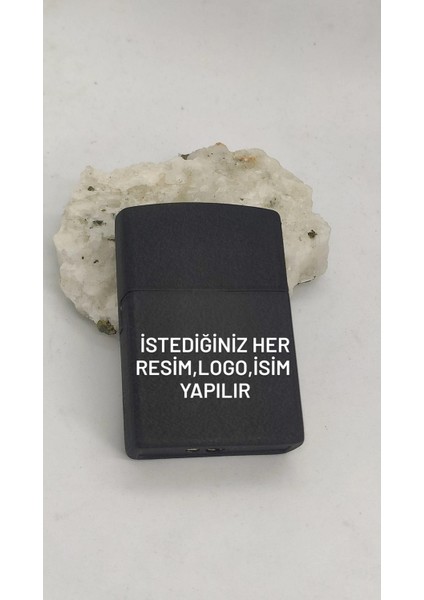 Kişiye Özel Resimli Gazlı Kaliteli Zippo Çakmak Resim & Yazı & Logo Yapılan Siyah fiyatları
