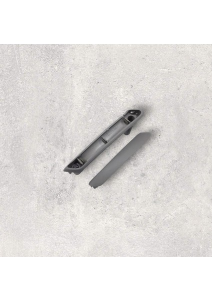 3B4867179A 7DE Kapı İç Çekme Kol & Kapak Arka SOL Gri - Passat 1997-2005