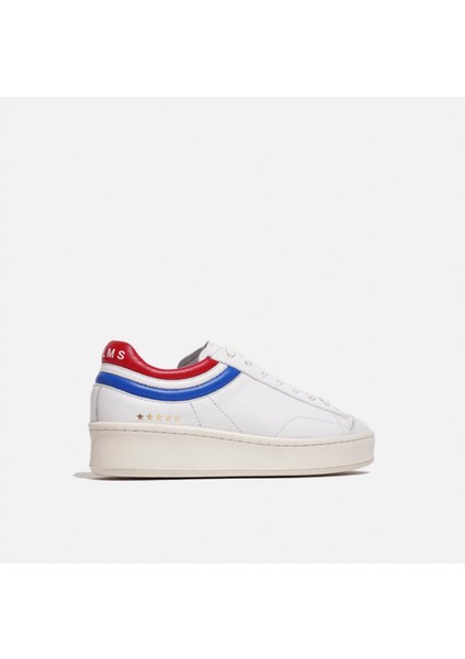 Kadın Sneaker BL001-01-303 Helms Paris Sneakers Blackbird White Red / French Blue fiyatları