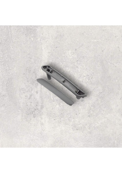 3B4867180A 7DE Kapı İç Çekme Kol & Kapak Arka SAĞ Gri - Passat 1997-2005