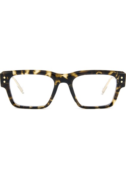 Giuan Mari Leopar Şeffaf Unisex Optik / Güneş Gözlüğü