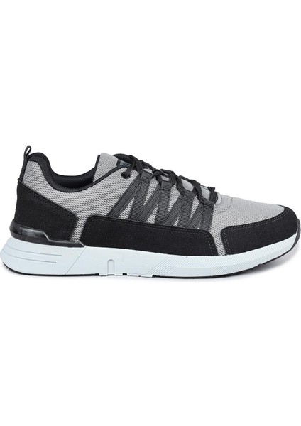 31181 Gri - Siyah Erkek Sneaker Günlük Spor Ayakkabı