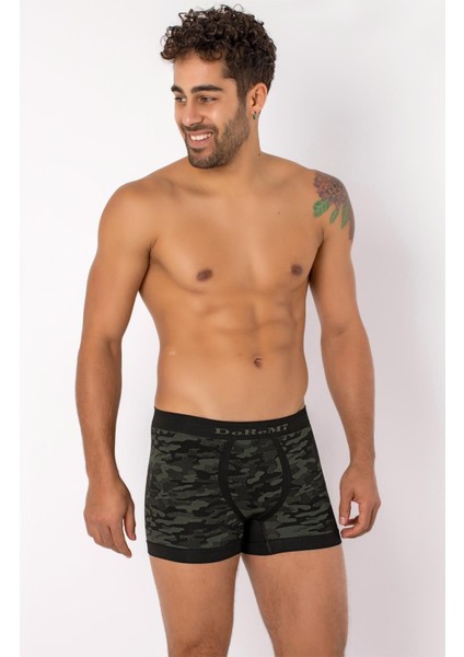 Erkek Boxer Hava Geçirgen Dokuma Kumaşla 1 Adet Kamuflaj Desenli fiyatları