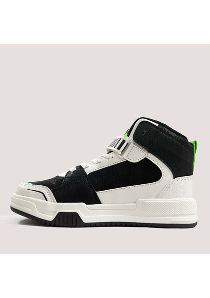 King Uzun Flt Ayakkabı Siyah-Yeşil modelleri