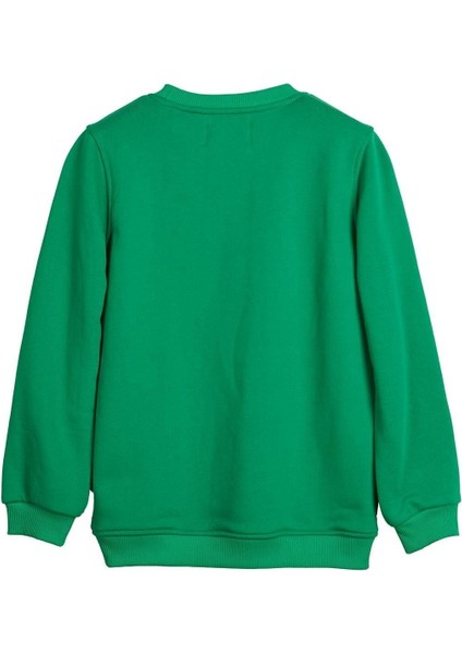 Çocuk Hued Crewneck Jr Green