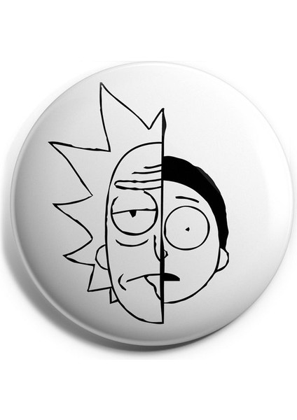Rıck And Morty V36 Iğneli Çanta Rozeti