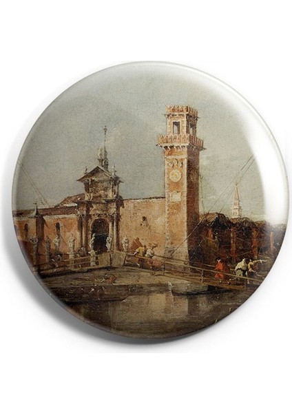 Major Selection Fas'ta Bir Camii Iğneli Çanta Rozeti