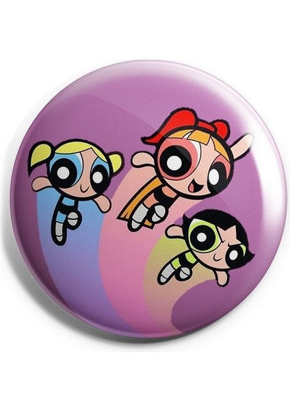 Power Puff Gırl V3 Iğneli Çanta Rozeti