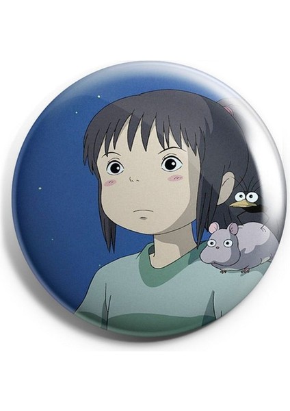 Major Selection Ruhların Kaçışı Chihiro Iğneli Çanta Rozeti