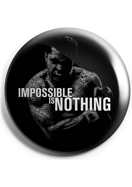 Muhammed Ali V6 Iğneli Çanta Rozeti