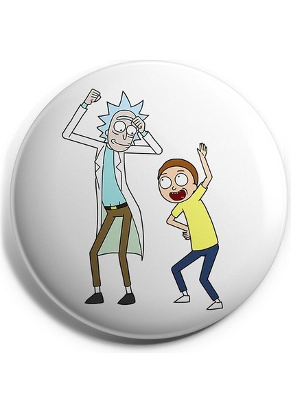 Rıck And Morty V38 Iğneli Çanta Rozeti