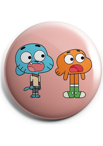 Major Selection Gumball Tasarımları V10 Iğneli Çanta Rozeti