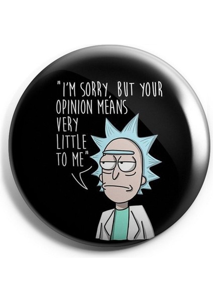 Rıck And Morty V3 Iğneli Çanta Rozeti