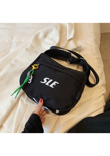 Çapraz Askılı Çanta Taşınabilir Yüksek Kaliteli Oxford Kumaş Malzemesi Çok Yönlü Stil, Beyaz (Yurt Dışından) modelleri