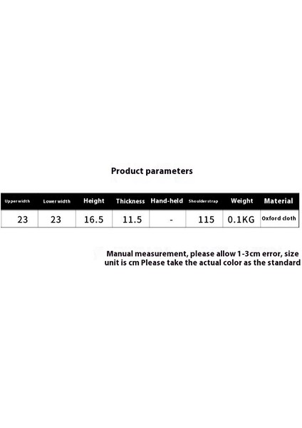 Çapraz Askılı Çanta Taşınabilir Yüksek Kaliteli Rahat Oxford Kumaş, Beyaz (Yurt Dışından) fiyatları