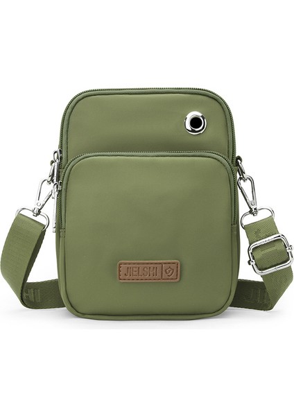 Çapraz Askılı Çanta Taşınabilir Yüksek Kaliteli Nefes Alabilen Naylon Malzeme Kentsel Tarz, Açık Yeşil (Yurt Dışından)