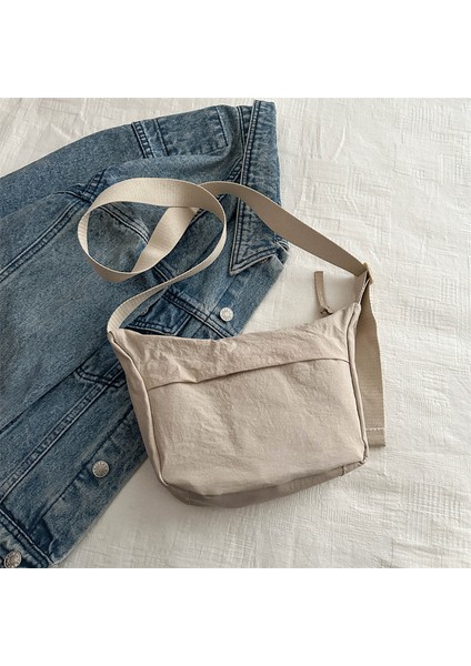 Çapraz Askılı Çanta Taşınabilir Kaliteli ve Konforlu Özel Kumaşlar Şık ve Trend Stiller, Haki (Yurt Dışından)