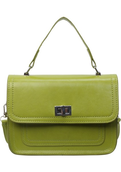 Çapraz Askılı Çanta Taşınabilir Yüksek Kaliteli Rahat Pu Kumaş Yüksek Kaliteli Işçılik Düz Renk Stili, Yeşil (Yurt Dışından)