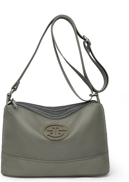 Çapraz Askılı Çanta Taşınabilir Yüksek Yoğunluklu Aşınmaya Dayanıklı Naylon Kumaş Mükemmel Işçılik Küçük, Koyu Gri (Yurt Dışından)