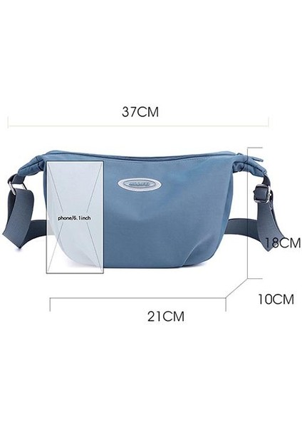 Çapraz Askılı Çanta Taşınabilir Yüksek Kaliteli Naylon Malzeme Sokak Stili, Mor (Yurt Dışından) fiyatları