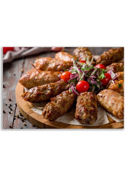 Türk Mutfağı Kebap Tablosu - FOD134