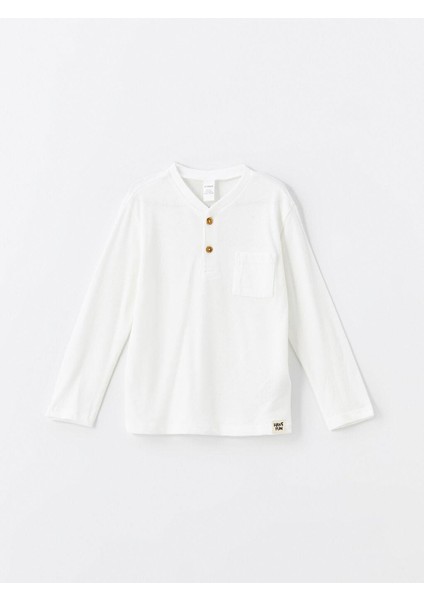 Bisiklet Yaka Basic Erkek Bebek Tişört