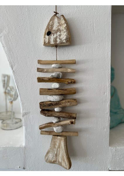 Driftwood Duvar Dekor Askı Balık