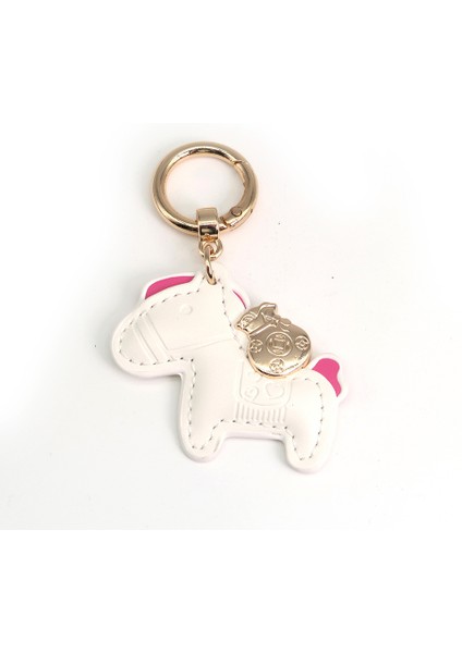 El Yapımı Deri Zengin Pony Kolye Anahtarlık (Yurt Dışından)