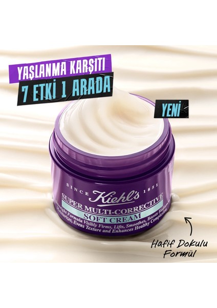 Super Multi Corrective Yaşlanma Karşıtı 7'si 1 Arada Hafif Dokulu Krem 50 ml