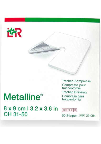 Lohmann Rauscher Metalline Trakeostomi Kanül Pedi 8 x 9 cm 10 Adet