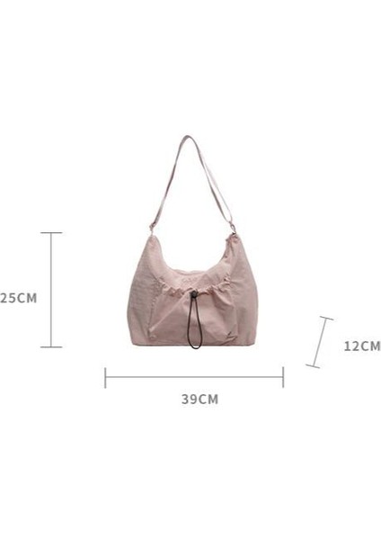 Çapraz Askılı Çanta Taşınabilir Yüksek Kaliteli Naylon Kumaş Basit Stil , Beyaz (Yurt Dışından) fiyatları