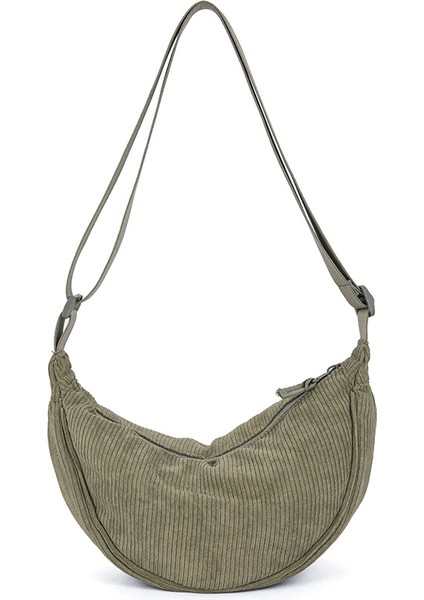 Çapraz Askılı Çanta Taşınabilir Rahat Naylon Kumaş , Yeşil (Yurt Dışından)