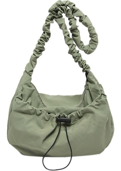 Çapraz Askılı Çanta Taşınabilir Yüksek Kaliteli Rahat Naylon Kumaş Şehir Tarzı, Yeşil (Yurt Dışından)