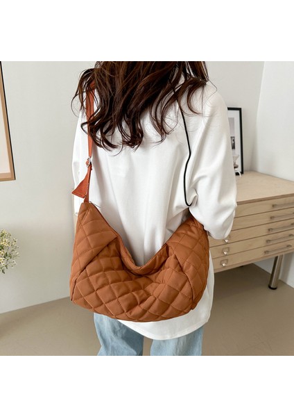 Çapraz Askılı Çanta Taşınabilir Yüksek Kaliteli Rahat Özel Kumaş Kentsel Stil, Haki (Yurt Dışından) modelleri