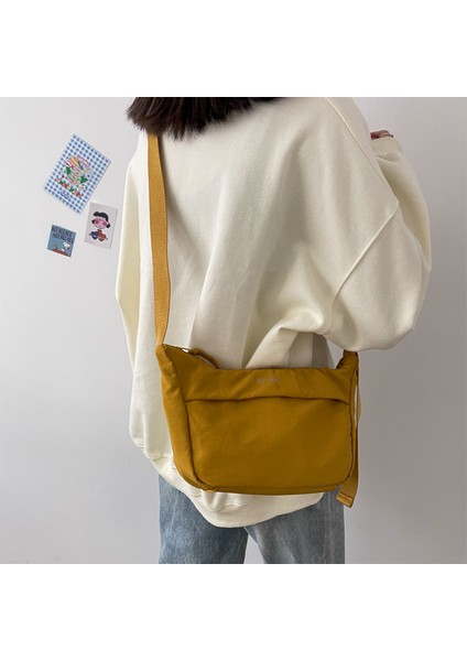 Çapraz Askılı Çanta Taşınabilir Yüksek Kaliteli Rahat Kumaş Yeni Stil, Sarı (Yurt Dışından) modelleri