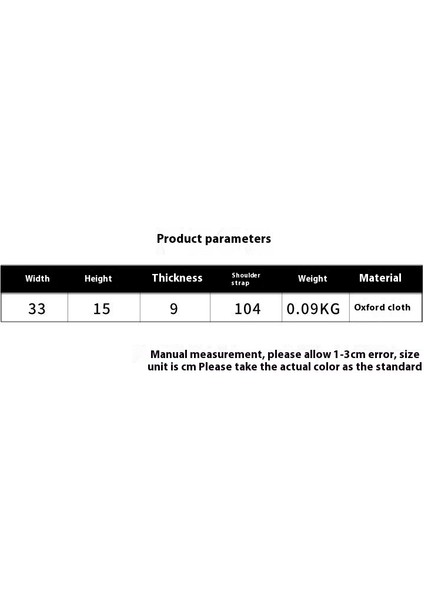 Çapraz Askılı Çanta Taşınabilir Yüksek Kaliteli ve Konforlu Oxford Giyim Kumaşları Modaya Uygun ve Trend Stiller, Beyaz (Yurt Dışından) fiyatları