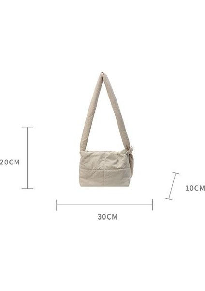 Çapraz Askılı Çanta Taşınabilir Yüksek Kaliteli Naylon Kumaş Düz Renk Taze Stil, Sarı (Yurt Dışından) fiyatları