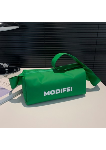 Çapraz Askılı Çanta Taşınabilir Yüksek Kaliteli Kumaş Malzemesi Daha Yumuşaktır, Yeşil (Yurt Dışından)