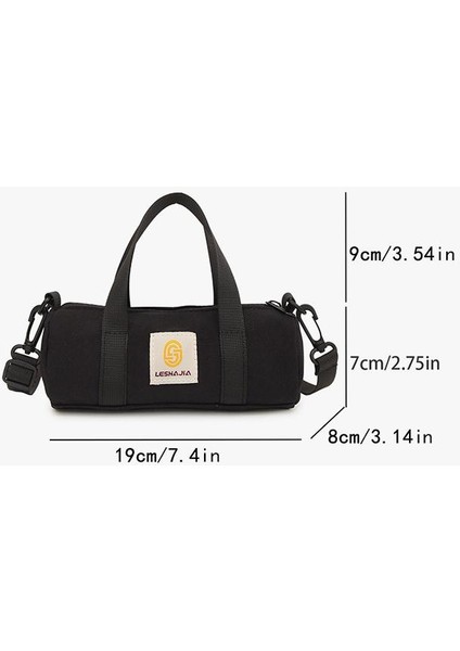 Çapraz Askılı Çanta Taşınabilir Yüksek Yoğunluklu Naylon Kumaş Mükemmel Işçılik ve Şık Stil, Siyah (Yurt Dışından) fiyatları