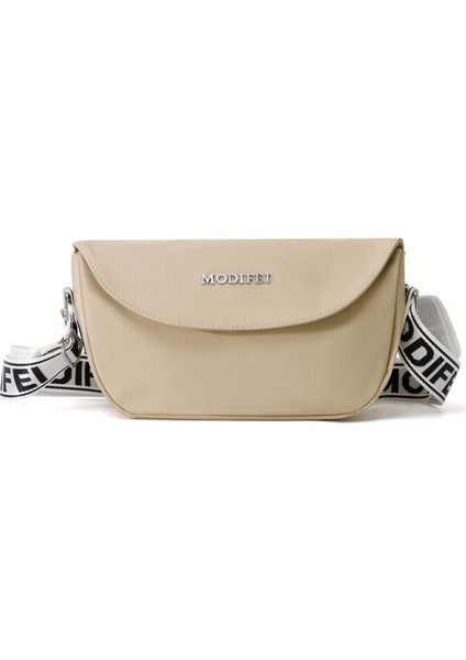 Çapraz Askılı Çanta Taşınabilir Naylon Kumaş Basit Tarzı , Haki (Yurt Dışından)