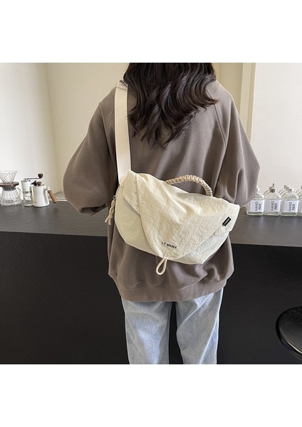 Çapraz Askılı Çanta Taşınabilir Yüksek Yoğunluklu Rahat Kanvas Malzeme , Gri (Yurt Dışından) modelleri