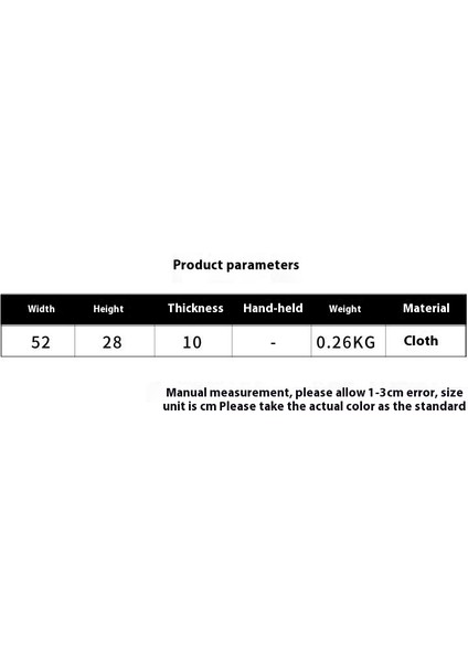 Çapraz Askılı Çanta Taşınabilir Yüksek Kaliteli Nefes Alabilen Kumaş Basit Stil, Siyah (Yurt Dışından) indirimleri