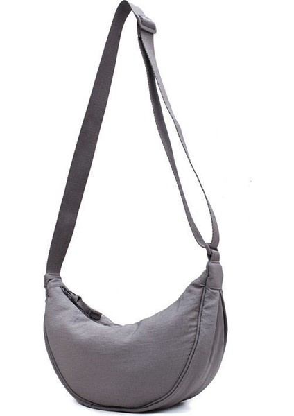 Çapraz Askılı Çanta Taşınabilir Yüksek Kaliteli Naylon Malzeme Yüksek Kaliteli Işçılik, Gri (Yurt Dışından)