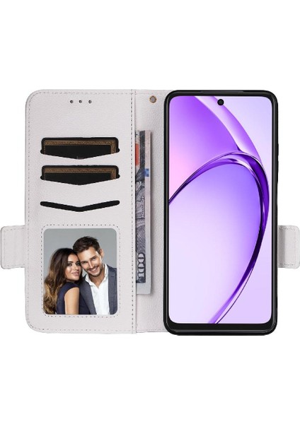 Oppo A40 4g Yan Toka Cüzdan Pu Deri Manyetik Kart Için Flip Case (Yurt Dışından) fiyatları