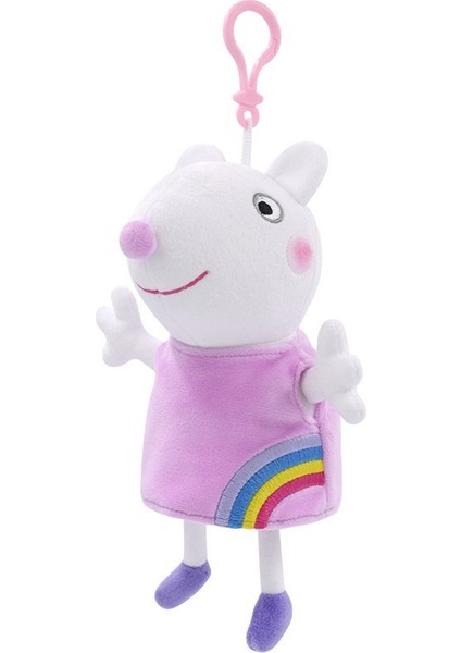 Peppa George Peluş Bebek Çocuk Okul Çantası Peluş Kolye (Yurt Dışından)