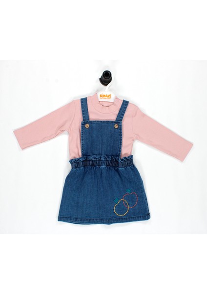 KD21194 Kız Bebek Jile Sweatshirt Takım 6-9/9-12/18-24/24-36 Ay