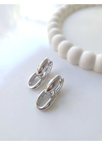 Çelik Silver Hoop Küpe fiyatları