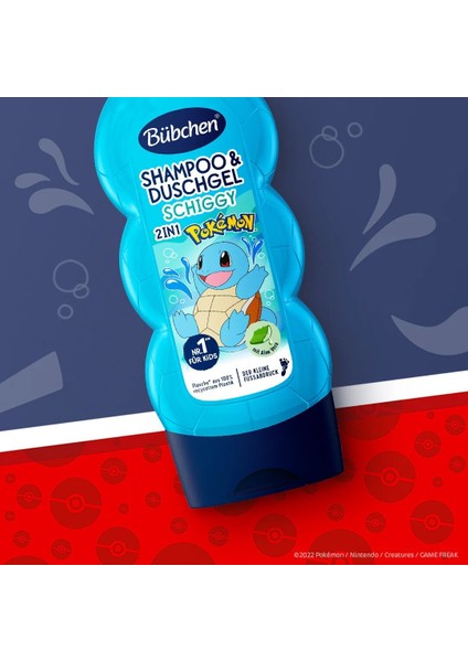 Çocuk Şampuan&duş Jeli 2 In 1 Pokemon Schiggy 230 ml
