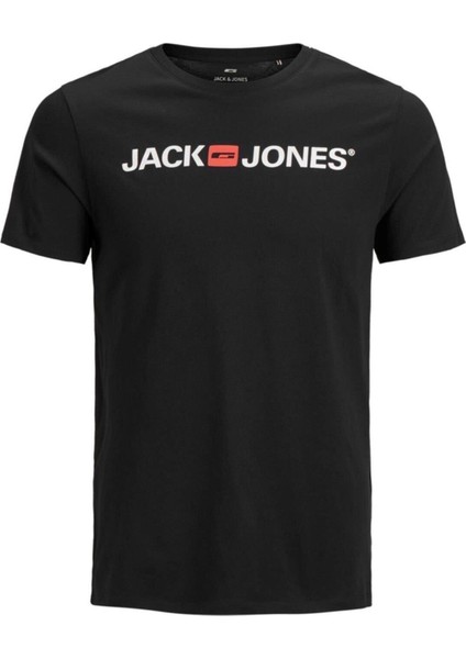 Markasız Jack&jones 12137126 On Jack&jones Yazılı 0 Yaka Kısa Kol Tsh Siyah-Xs